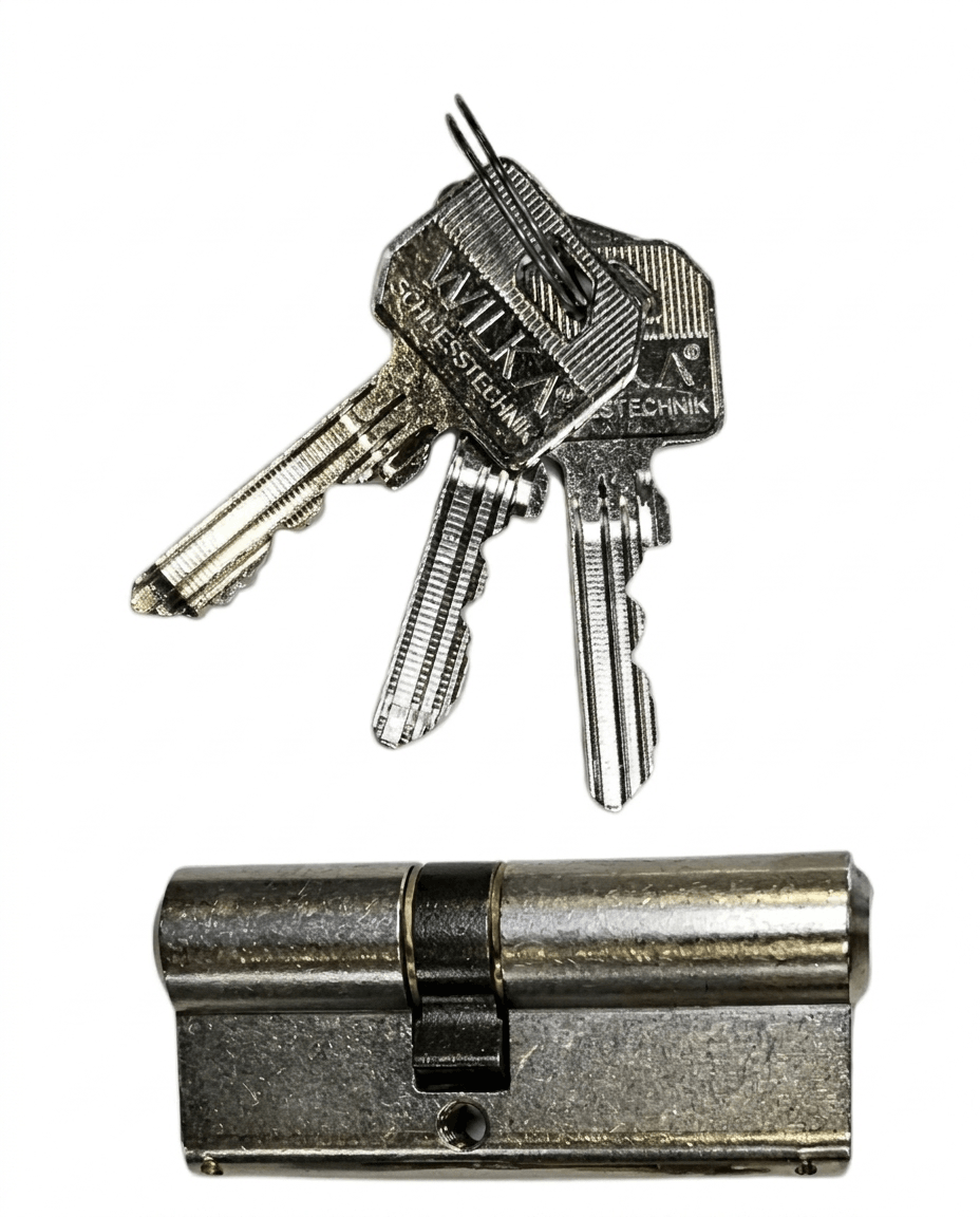 Cylindrická vložka WILKA tr. C 30/40 mm, nikel, 3x kľúč